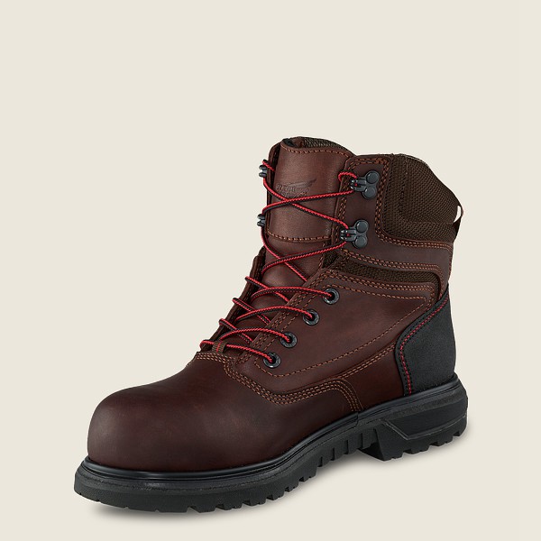 Red Wing Work Boots Womens Brown/Black - Brnr Xp - 6-inch Waterproof Safety Toe - 4291706-PX